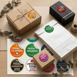 Adesivo Impresso Personalizado PVC Branco - CÁLCULO ON-LINE